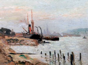 La Senna a Rohen, c1898-1942 da Narcisse Guilbert
