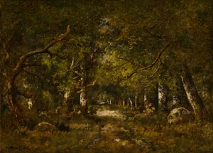 Scena forestale, 1874 da Narcisse Virgile Diaz de la Peña