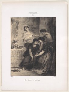 Le lacrime della vedovanza, 1830-76 da Narcisse Virgile Diaz de la Peña