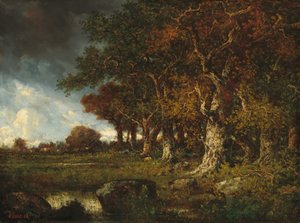 Il bordo della foresta a Les Monts-Girard, Fontainebleau, 1868
