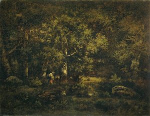 La foresta di Fontainebleau da Narcisse Virgile Diaz de la Peña