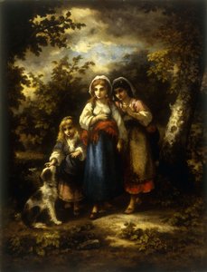 I passeggiatori, 1876 da Narcisse Virgile Diaz de la Peña