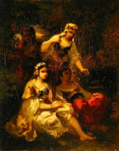 Quattro fanciulle spagnole, c.1844-60