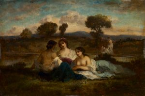 I bagnanti, dopo il 1847 da Narcisse Virgile Diaz de la Peña