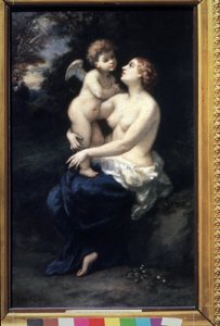 Venere con Cupido in grembo da Narcisse Virgile Diaz de la Peña
