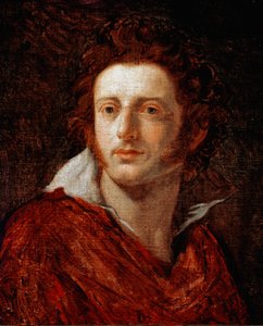 Ritratto del poeta e drammaturgo italiano Ugo Foscolo (1778-1827)