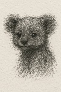 Disegno di un simpatico cucciolo di koala da Natalie Bruns