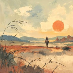 Desert Rider al tramonto