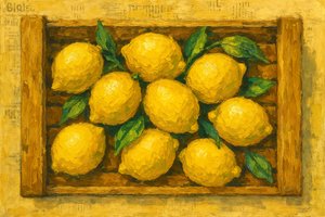 Limoni freschi in cassa da Natalie Bruns