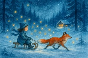Magica gita invernale con le volpi da Natalie Bruns