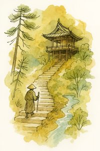 Il viaggio di Monk al Tempio