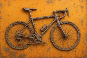 Bicicletta con catena rustica da Natalie Bruns