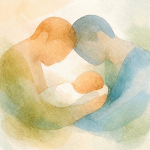Un tenero momento in famiglia