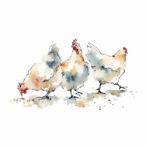 Galline della Watercolor Farm