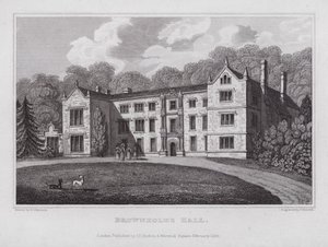 Brownholme Hall da Nathaniel (after) Whittock