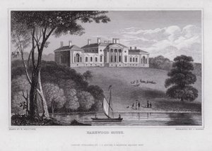 Harewood House da Nathaniel (after) Whittock