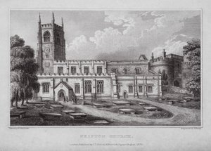 Chiesa di Skipton da Nathaniel (after) Whittock
