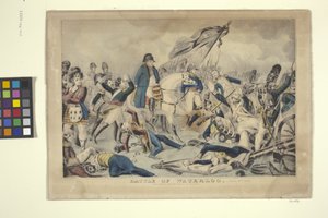 Battaglia di Waterloo, 18 giugno da Nathaniel Currier