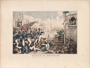 Battaglia di Monterey / Gli americani si fanno strada verso la piazza principale, 23 settembre 1846