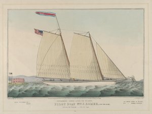 Barca pilota William J. Romer, capitano McGuire, in partenza per l