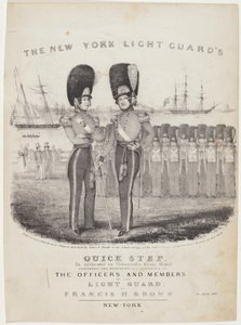 Il Passo Veloce della Guardia Leggera di New York: Eseguito dalla Banda di Ottoni di Dodworth. Composto e Rispetto Dedicato agli Ufficiali e ai Membri della Guardia Leggera; da Francis H. Brown