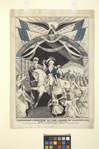 La Ricezione di Washington dalle Signore al Passaggio del Ponte di Trenton