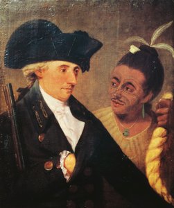 Ritratto del Capitano Charles Clerke (1741-1779), capitano inglese e compagno di viaggio di James Cook (1728-1779). Dipinto di Nathaniel Dance-Holland (1735-1811) da Nathaniel Dance Holland