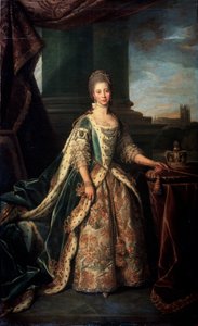 Ritratto di Carlotta di Meclemburgo-Strelitz, moglie del re Giorgio III d