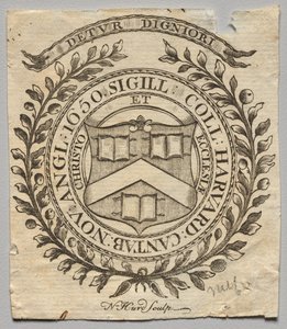 Ex Libris: Sigillo del Harvard College