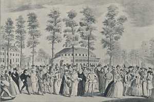 Il ballo del Giubileo ai Giardini di Ranelagh, 26 aprile 1749, 1920 da Nathaniel Parr
