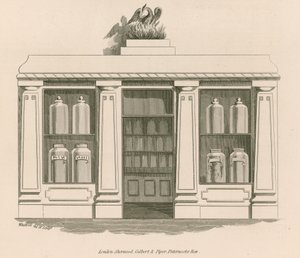 Farmacia, Great Russell Street, Bloomsbury da Nathaniel Whittock