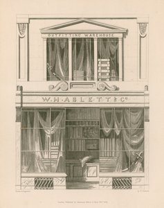 Vetrina per W H Ablett, Outfitting Warehouse, Cornhill, Londra