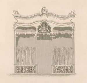 Vetrina in stile Luigi XIV francese per Messrs Sangster, commercianti di ombrelli e bastoni, Regent Street, Londra
