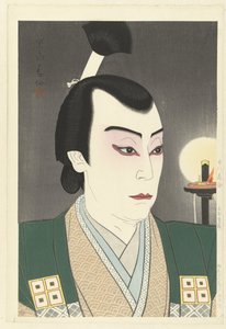 Ichikawa Jukai nel ruolo di Kimura Shigenari da Natori Shunsen