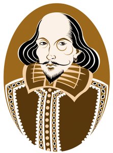 William Shakespeare, poeta e drammaturgo inglese battezzato il 26 aprile 1564 - 23 aprile 1616