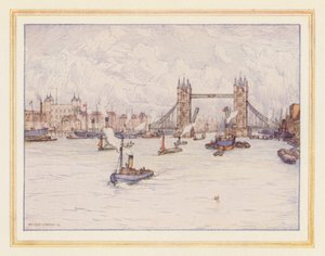 La Torre e il Tower Bridge da Nelson Dawson