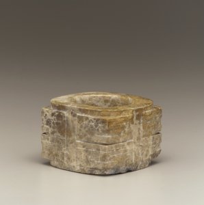 Tubo corto (cong) regione del Lago Tai, cultura Liangzhu, 3300-2250 a.C.