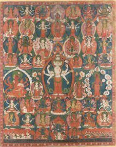 Paubha di Avalokiteshvara a undici teste