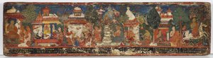 Copertina di manoscritto buddhista da Nepalese School