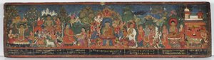 Copertina di manoscritto buddhista da Nepalese School