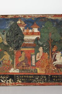 (dettaglio) da una copertina di manoscritto buddhista