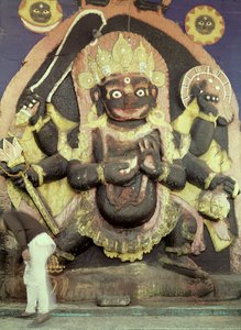 Rilievo di Kali in Durbar Square da Nepalese School
