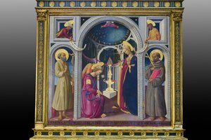 Annunciazione tra i santi Francesco e Girolamo da Neri di Bicci