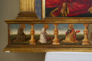 Dettaglio da Incoronazione della Vergine da Neri di Bicci