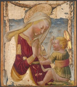La Vergine che adora il Bambino