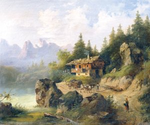 Berchtesgaden con Watzmann da Leopold Blonder
