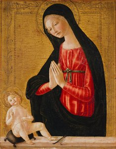 La Madonna che adora il Bambino da Neroccio di Landi