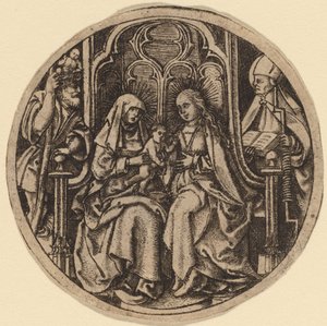 Madonna col Bambino con i Santi Cristoforo ed Erasmo da Netherlandish 15th Century