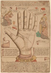 La mano come specchio della salvezza da Netherlandish 15th Century