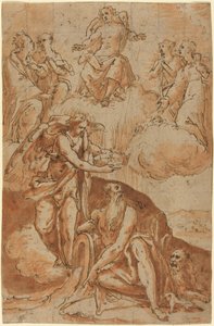 San Girolamo (?) da Netherlandish 16th Century